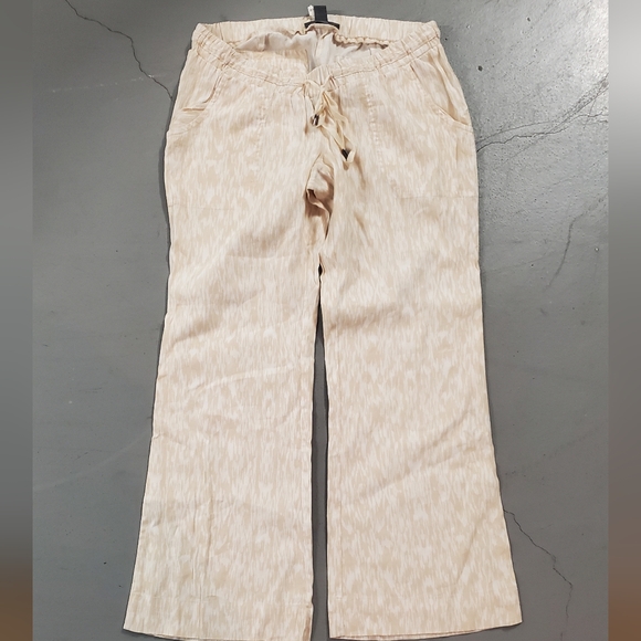 A Pea in the Pod Underbelly Linen Blend Pants Size Medium - Picture 1 of 7